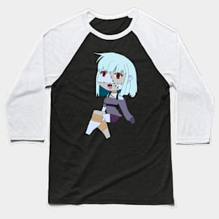 Zombie Girl Baseball T-Shirt